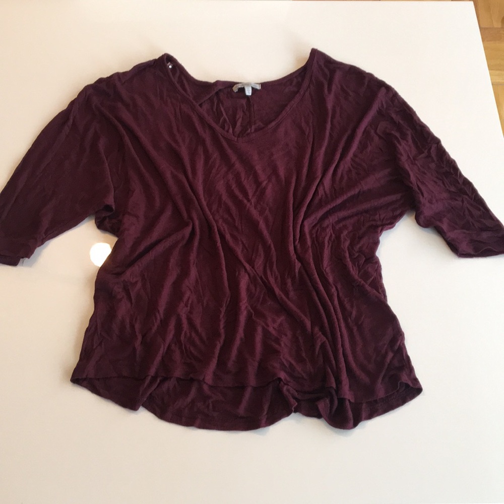 2 For $10 Charlotte Russe Slouchy Off Shoulder Top